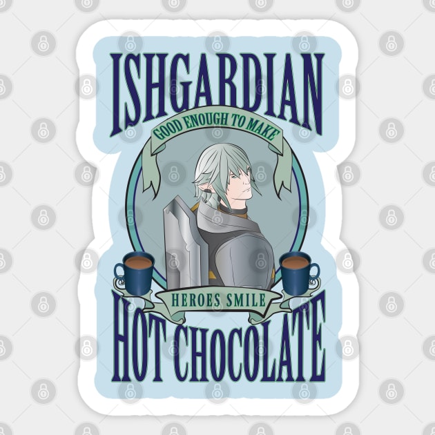 Ishgardian Hot Chocolate Sticker by TionneDawnstar